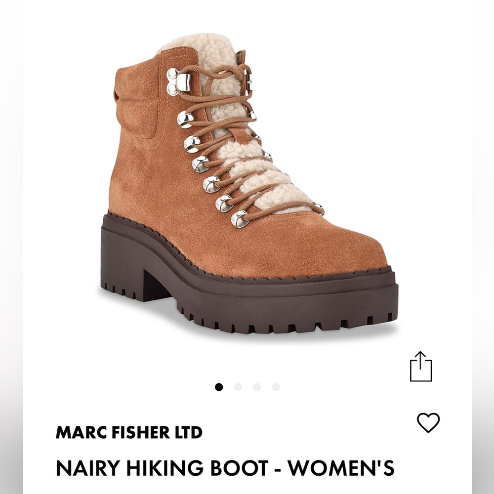 Marc Fisher Women’s Nairy Hiking Boots (Size: 7.5)